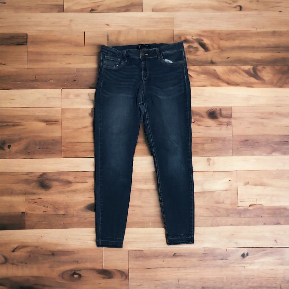 Lena Super Skinny Released Hem Jean  14 Indigo
